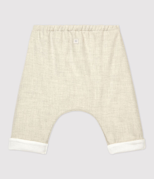 Baby-Hose aus Bio-Baumwollflanell MONTELIMAR CHINE